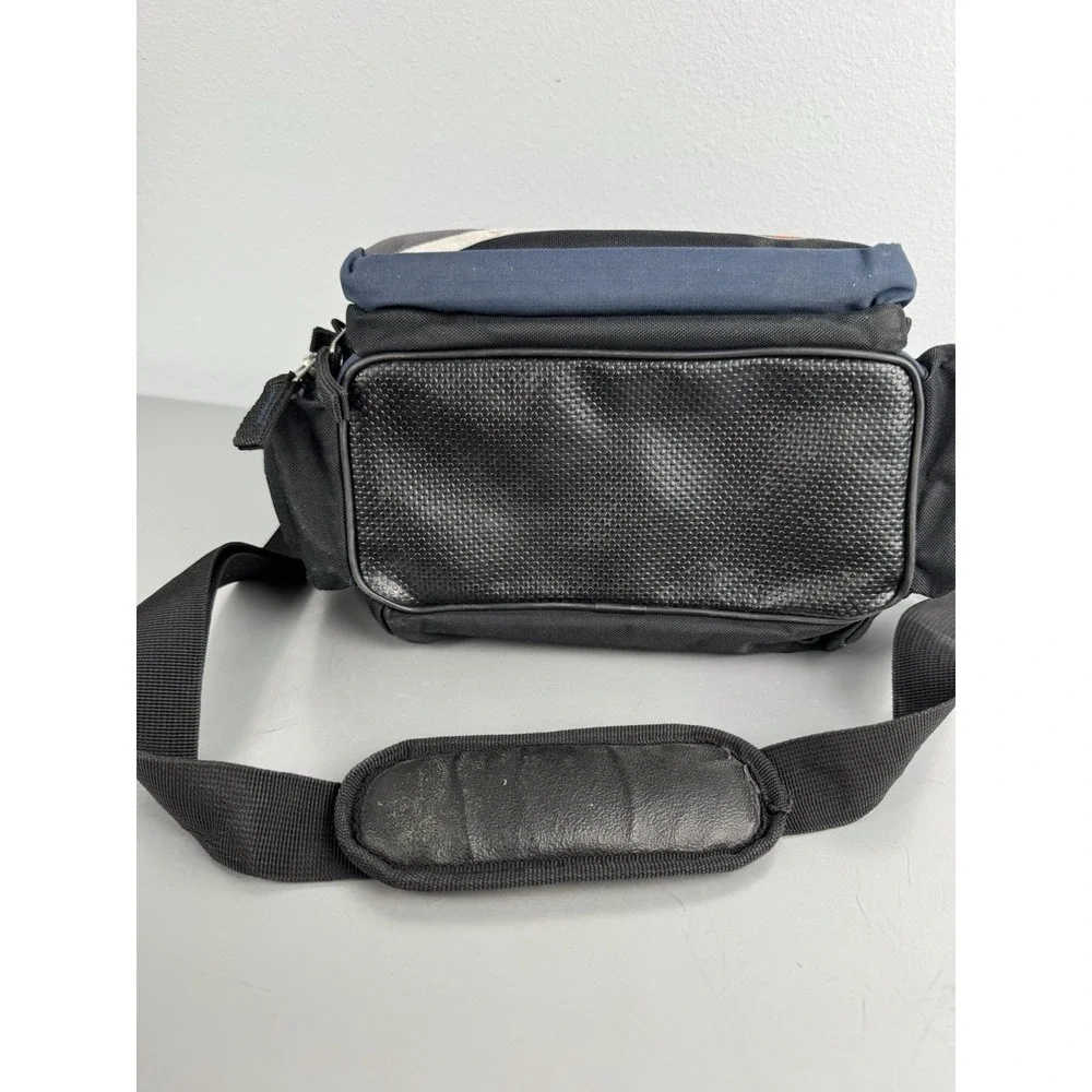 Flambeau Pro Angler Fishing Hunting Bag Multiple Zippers Pockets Strap Blue